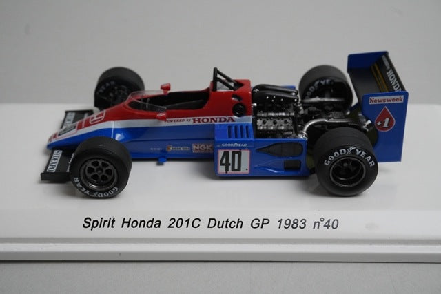 1:43 Rave R70253 Spirit Honda 201C Dutch GP 1983 #40 S. Johansson model car