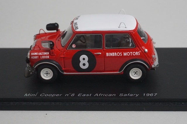 1:43 Spark S2660 Mini Cooper East African Safari 1967 #8 model car