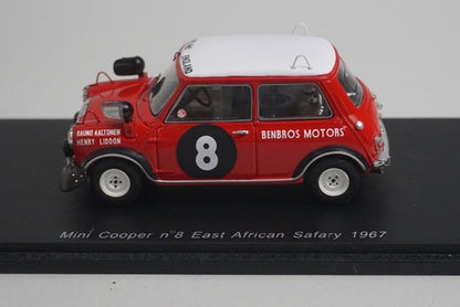 1:43 Spark S2660 Mini Cooper East African Safari 1967 #8 model car