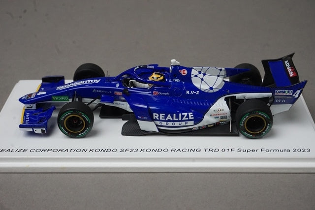 1:43 Spark SFJ004 Realize Corporation Kondo SF23 TRD 01F Super Formula model car