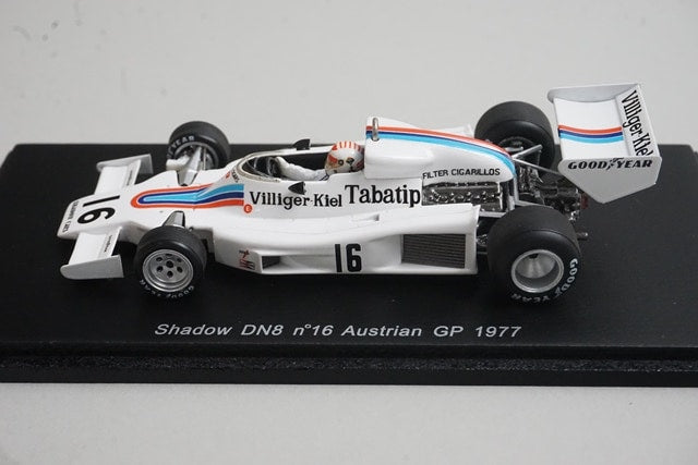 1:43 SPARK S3830 Shadow DN8 Austrian GP 1977 #16 A. Merzario model car