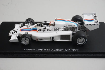 1:43 SPARK S3830 Shadow DN8 Austrian GP 1977 #16 A. Merzario model car