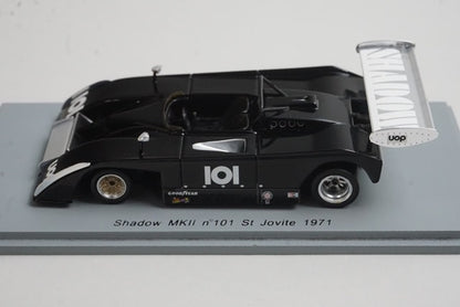 1:43 SPARK S1108 Shadow MK2 St. Jovite 1971 #101 J. Oliver model car