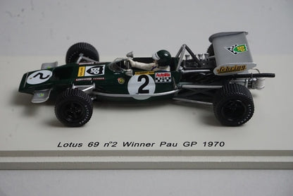 1:43 SPARK S2145 Lotus 69 Pau GP Winner 1970 #2 J. Rindt model car