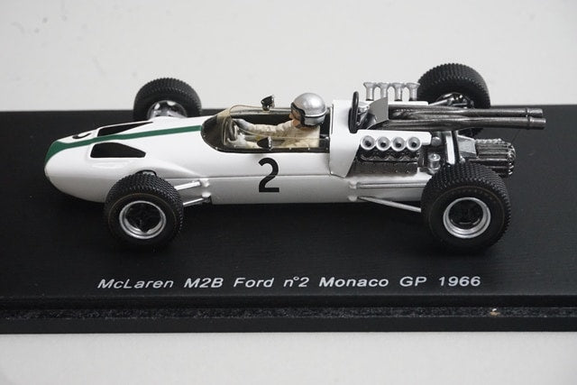 Spark S3093 McLaren M2B Ford #2 Monaco GP 1966 - Bruce McLaren 1/43 Scale Spark S3093 McLaren M2B Ford #2 Monaco GP 1966 - Bruce McLaren 1/43 Scale