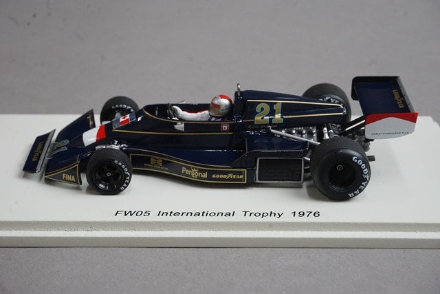 1:43 SPARK S4044 FW05 International Trophy 1973 #21 M. Andretti model car