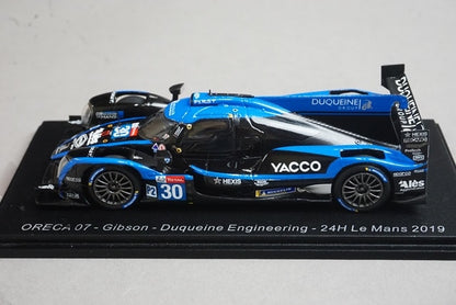1:43 SPARK S7915 Oreca 07 Gibson Duquesne Engineering Le Mans 24H 2019 #30 model car