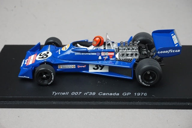 1:43 Spark S1649 Tyrrell 007 Canadian GP 1976 #39 O. Stubbach