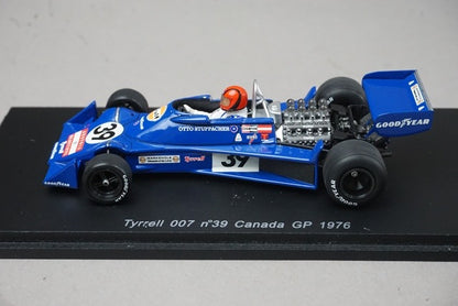 1:43 Spark S1649 Tyrrell 007 Canadian GP 1976 #39 O. Stubbach