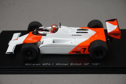 1:43 Spark S4300 McLaren MP4-1 British GP Winner 1981 #7 J. Watson
