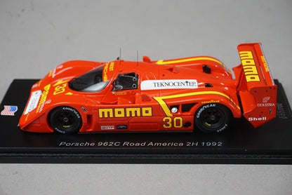 1:43 SPARK US104 Porsche 962C Road America 2H 1992 #30 model car
