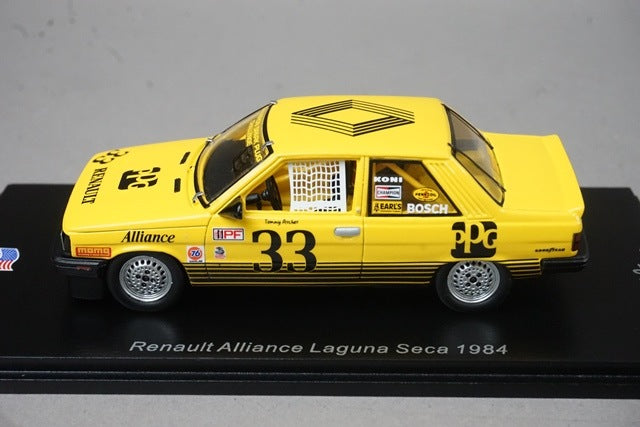 1:43 Spark US062 Renault Alliance Laguna Seca 1984 #33 T.Archer