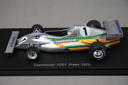 1:43 SPARK S3933 Copascar FD01 Press 1975 #1 model car