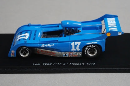 1:43 Spark S1136 Lola T260 Mosport 3rd Place 1973 #17 B. Nagel model car