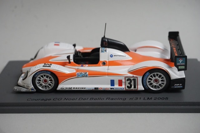 1:43 Spark S0130 Courage CG Noel Del Bello Racing Le Mans 2005 #31 model car