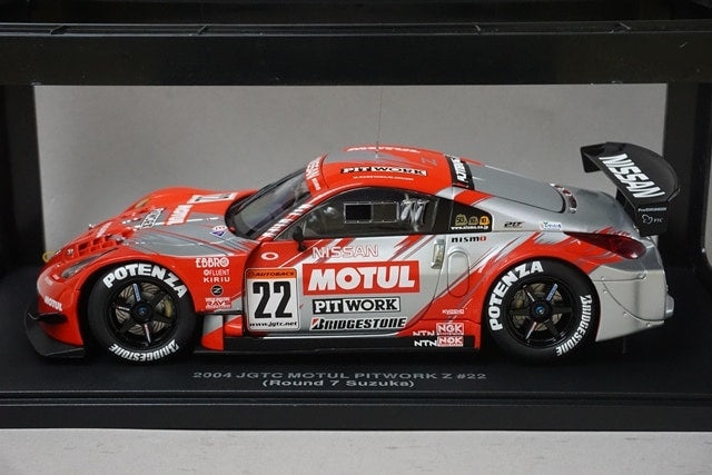 1:18 AUTOart 80482 Nissan Motul Pitwork Z JGTC Suzuka Rd.7 2004 #22 Late model