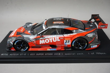 1:18 EBBRO KWAM120003 Dealer Special Order Nissan Motul Autech GT-R Super GT500 2014 #23 Special Pack