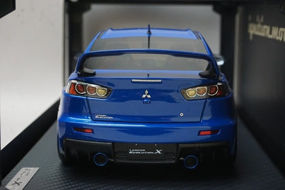 1:18 ignition model IG2295 Mitsubishi Lancer Evolution X (CZ4A) Blue Metallic