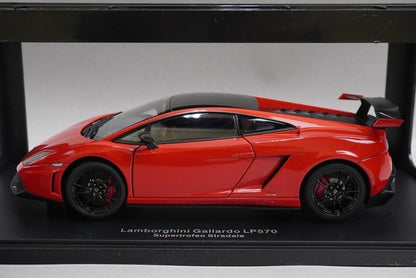 1:18 AUTOart 74691 Lamborghini Gallardo LP570 Super Trofeo Stradale Red model car