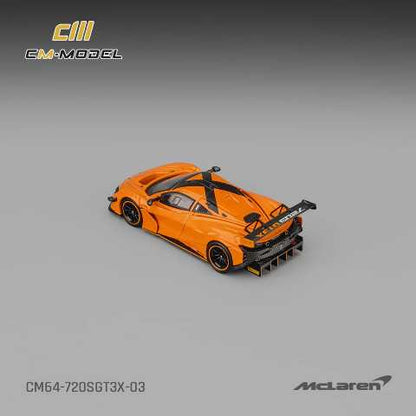 [ Pre-order ] CM64-720SGT3X-03 CM-Model 1:64 McLaren 720S GT3X Papaya Orange