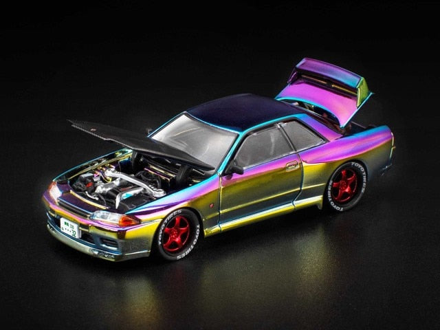 S23-APAxpo2025 POP RACE × XCARTOYS 1:64 Nissan GT-R R32 AIT 2025
