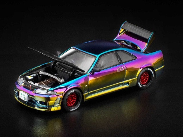 S42-APAxpo2025 POP RACE × XCARTOYS 1:64 Nissan GT-R R33 AIT 2025