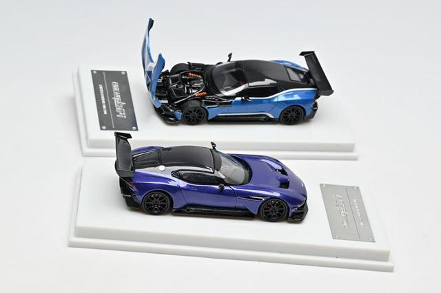 [ Pre-order ] Fine Works 1:64 Aston Martin Vulcan Purpley Blue
