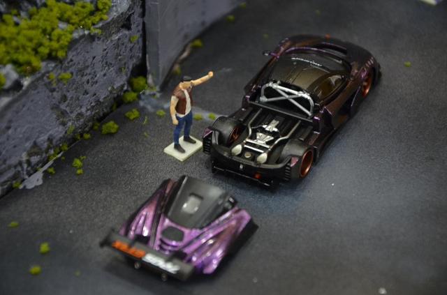 [ Pre-order ] FG 1:64 Mclaren 750S Purple With Tail Wing