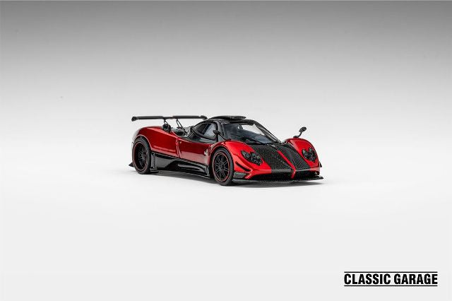 [ Pre-order ] Classic Garage 1:64 Pagani Zonda Cinque Metallic Red