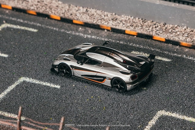 [ Pre-order ] T64G-TL054-SL Tarmac Works 1:64 Koenigsegg One:1 Silver