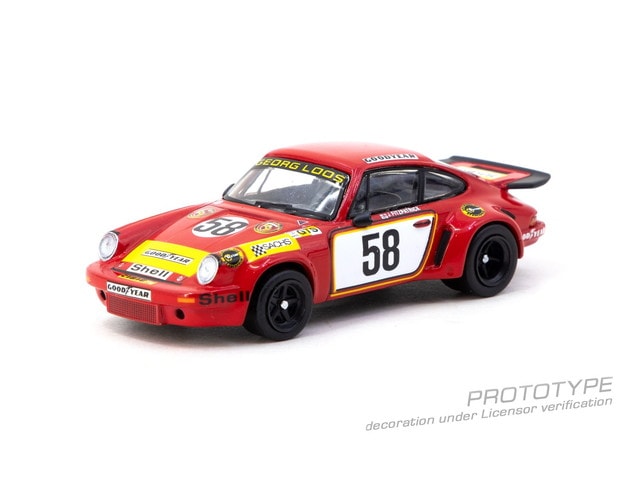 [ Pre-order ] Tarmac Works 1:64 Porsche 911 Carrera RSR 3.0 #58, 24 Hours of Le Mans, 1975 (T64S-024-75LM58)