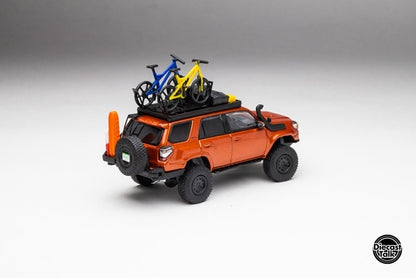 [ Pre-order ] DTG0018-OR GCD Gaincorp Products 1:64 Toyota 4Runner Widebody Overland Inferno Orange (clean)