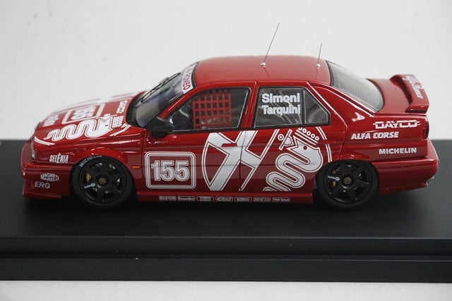1:43 HPI 8126 Alfa Romeo 155 TS Silverstone BTCC Presentation 1994 #155