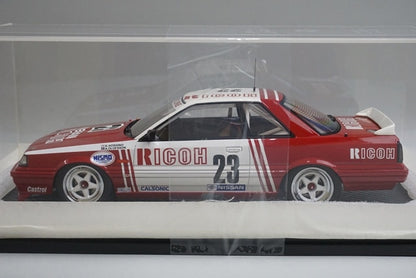 1:18 ignition model IG1725 RICOH Nissan Skyline WTC 1987 #23 with Kazuyoshi Hoshino figure
