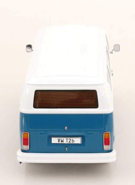[ Pre-order ] KKDC181362 KK scale 1:18 Volkswagen VW Bus T2b 1972 Blue/White