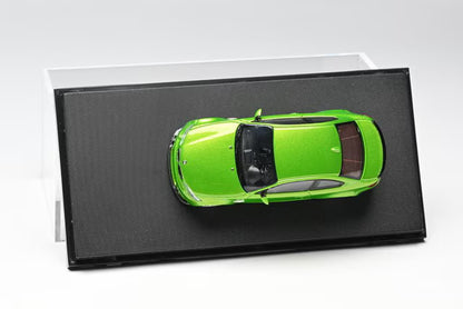 [ Pre-order ] 7CM Model 1:64 BMW 1M Coupe (E82) silver style 359 multi-spoke wheels Frozen Tampa Bay Green Metallic