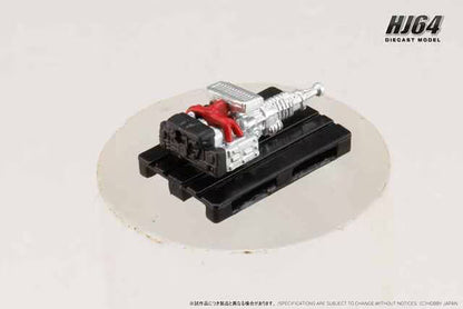 [ Pre-order ] HJ643068BK Hobby Japan 1:64 Subaru S207 NBR Challenge Package Crystal Black Silica