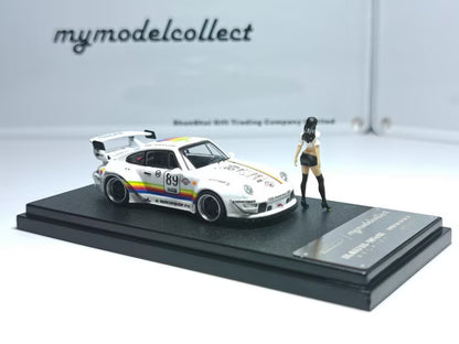 [ Pre-order ] MC640023B MC Model Collect 1:64 RWB993 High Wing White Apple #89 Figure Included