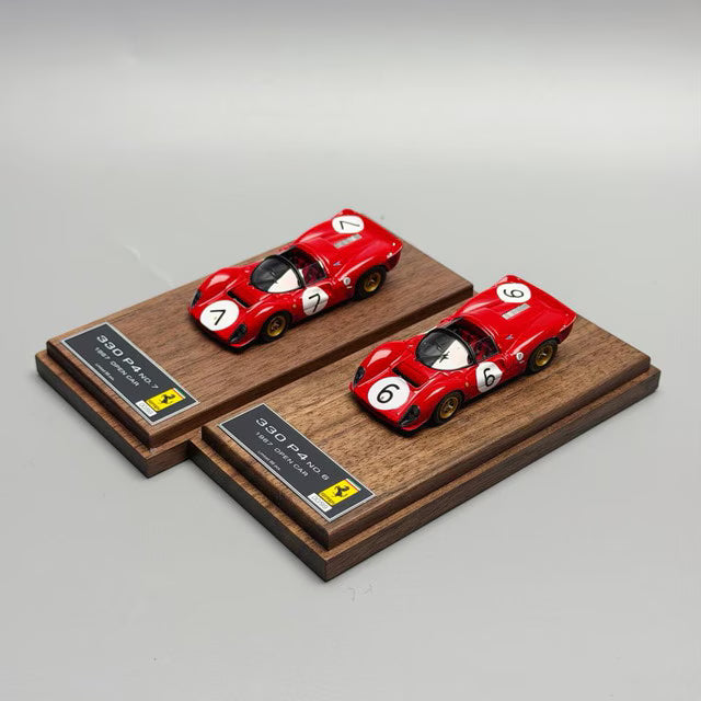 [ Pre-order ] DMH 1:64 330P4 Roadster (1967 race) Red #7