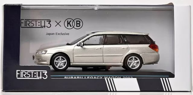 [ Pre-order ] F43-183 First43 1:43 Subaru Legacy Wagon 2003 Silver