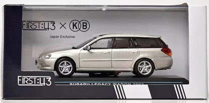 [ Pre-order ] F43-183 First43 1:43 Subaru Legacy Wagon 2003 Silver