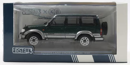 [ Pre-order ] F43-171 First43 1:43 Toyota Land Cruiser LC80 1992 Green/Gray