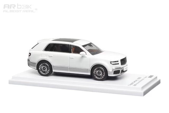 [ Pre-order ] 670221201 AR Box [ Almost Real Model ] 1:64 Toyota Century SUV G70 2023 White-Silver