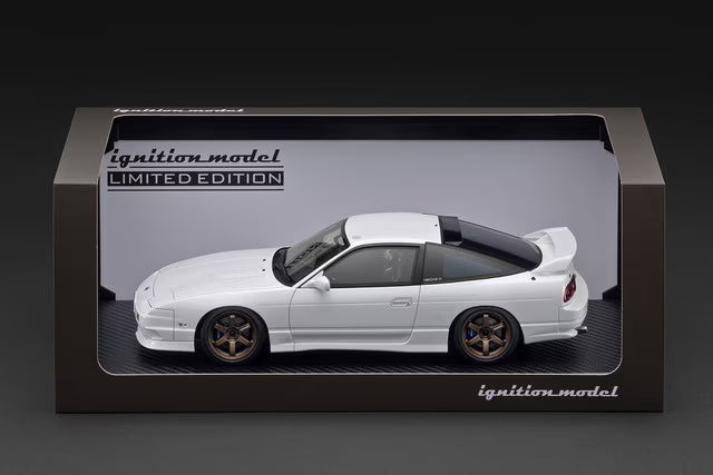 [ Pre-order ] IG3765 ignition model 1:18 Nissan 180SX TYPE X (RPS13) White with Display Case, Web Exclusive