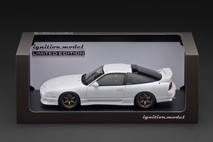 [ Pre-order ] IG3765 ignition model 1:18 Nissan 180SX TYPE X (RPS13) White with Display Case, Web Exclusive