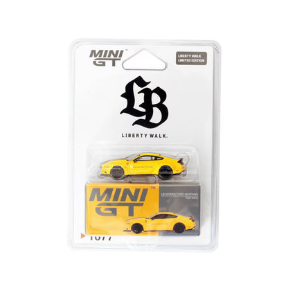 LB-WORKS MC139-YE TSM MINI-GT 1:64 Ford Mustang Triple Yellow (LBWK Limited Blister Pack)