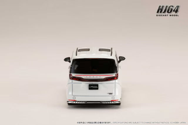 [ Pre-order ] HJ645076BW Hobby Japan 1:64 Lexus LM Custom Version 6-Seater 500h (RHD) / Black Interior Sonic Quartz