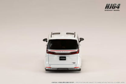 [ Pre-order ] HJ645076BW Hobby Japan 1:64 Lexus LM Custom Version 6-Seater 500h (RHD) / Black Interior Sonic Quartz