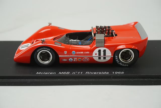 1:43 Spark S1112 McLaren M6B Riverside 1968 #11 L.Motschenbacher
