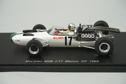 1:43 Spark S3121 McLaren M2B Mexican Grand Prix 1966 #17 B.McLaren